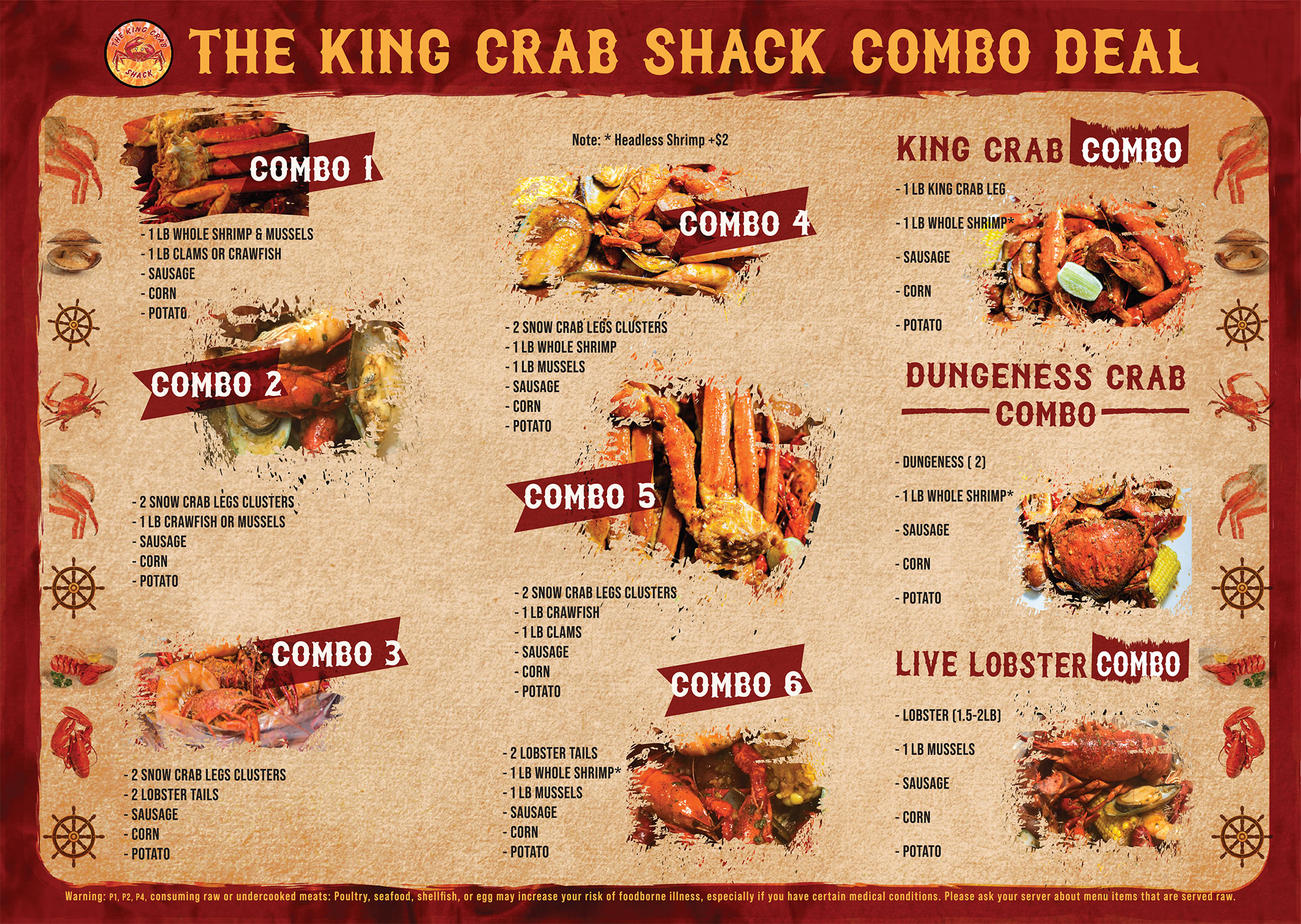 Angry Crab Shack Prices Menu